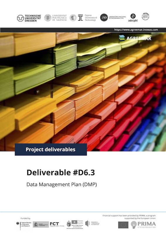 AGREEMAR Deliverable D6.3 Data Management Plan (DMP)
