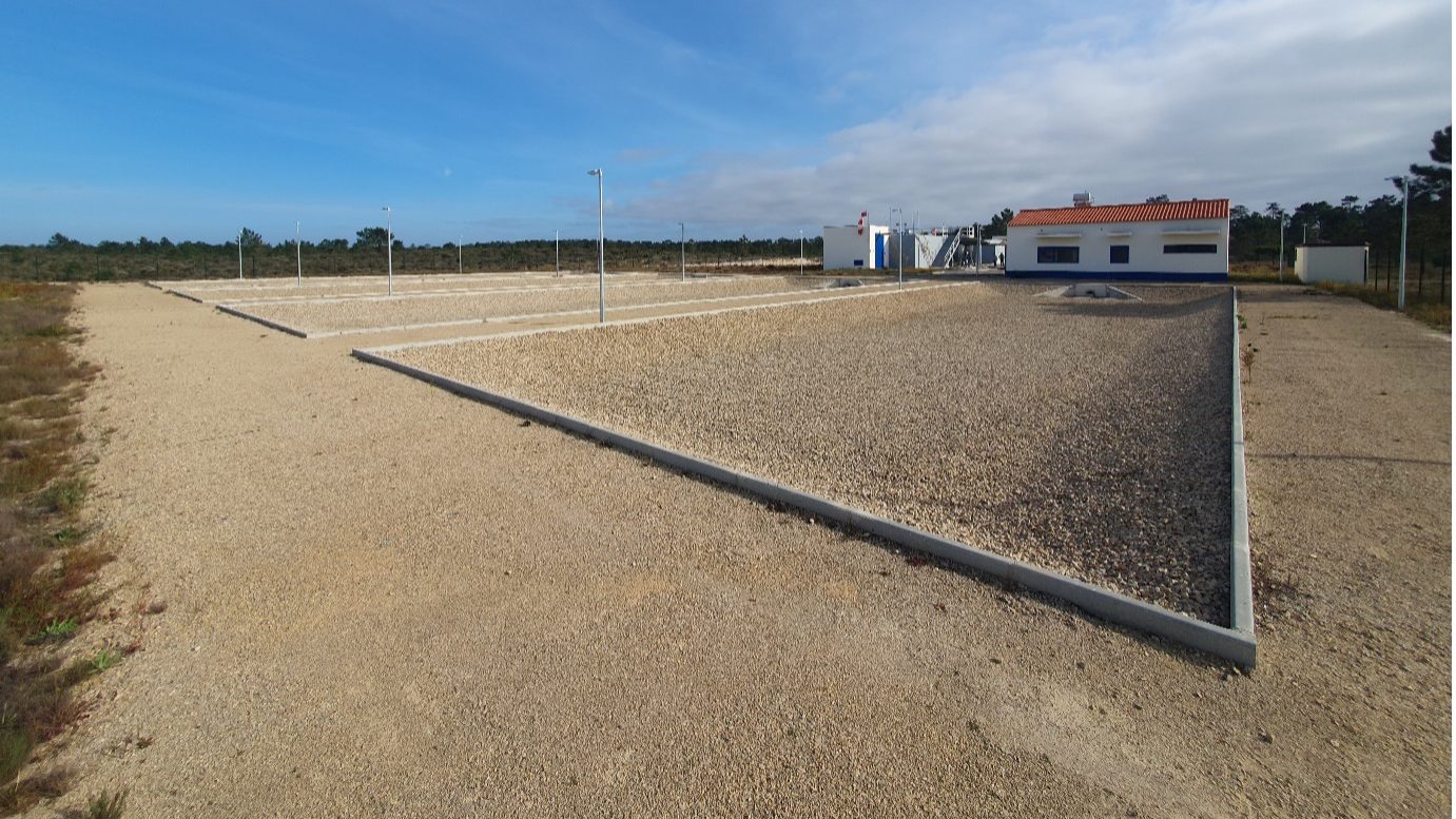 Comporta WWTP infiltration basins managed by Águas do Alentejo SA (AgdA) (photo by Marcel Horovitz)